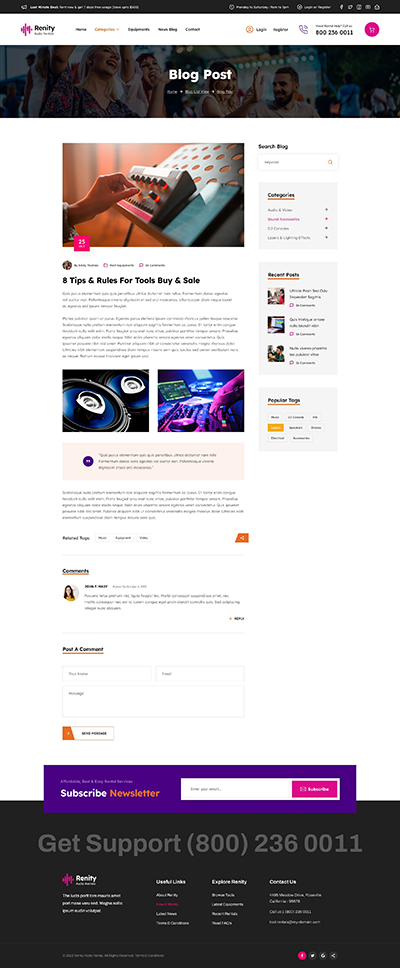 Post Page